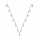 Серебряное колье SOKOLOV 94070945-91 с фианитом