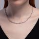 Серебряное колье SOKOLOV 94070948-91 с фианитом