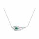 Серебряное колье SOKOLOV 94070952-91 с фианитом