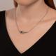 Серебряное колье SOKOLOV 94070952-91 с фианитом