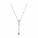 94070968-91: Колье из серебра с фианитами