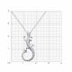 Серебряное колье SOKOLOV 94070980-91 с фианитом