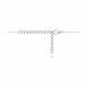 Серебряное колье SOKOLOV 94070980-91 с фианитом
