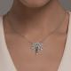 Серебряное колье SOKOLOV 94070981-91 с фианитом