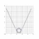 Серебряное колье SOKOLOV 94070982-91 с фианитом