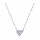 Серебряное колье SOKOLOV 94070983-91 с фианитом