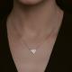 Серебряное колье SOKOLOV 94070983-91 с фианитом