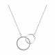 Серебряное колье SOKOLOV 94070987-91 с фианитом