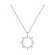 Серебряное колье SOKOLOV 94070990-91 с фианитом