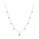 Серебряное колье SOKOLOV 94070991-91 с фианитом