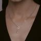 Серебряное колье SOKOLOV 94070995-91 с фианитом