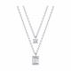 Серебряное колье SOKOLOV 94071000-91 с фианитом