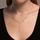 Серебряное колье SOKOLOV 94071013-91 с фианитом