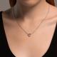 Серебряное колье SOKOLOV 94071014-91 с фианитом