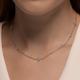 Серебряное колье SOKOLOV 94071027-91 с фианитом