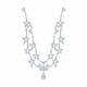 Серебряное колье SOKOLOV 94071052 с фианитом