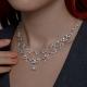 Серебряное колье SOKOLOV 94071052 с фианитом