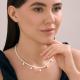 Серебряное колье SOKOLOV 94071062-91 с жемчугом