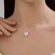 Серебряное колье SOKOLOV 94071081-91 с фианитом
