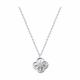 Серебряное колье SOKOLOV 94071095-91 с фианитом и перламутром