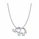 Серебряное колье SOKOLOV 94071230-91 с фианитом