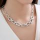 Серебряное колье SOKOLOV 94071267 с фианитом