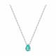 Серебряное колье SOKOLOV 94071270-91 с фианитом