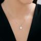 Серебряное колье SOKOLOV 94071272-91 с фианитом