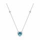 Серебряное колье SOKOLOV 94071273-91 с фианитом