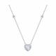 Серебряное колье SOKOLOV 94071275-91 с фианитом