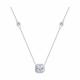 Серебряное колье SOKOLOV 94071276-91 с фианитом