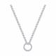 Серебряное колье SOKOLOV 94071281-91 с фианитом