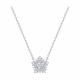 Серебряное колье SOKOLOV 94071284-91 с фианитом