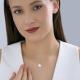 Серебряное колье SOKOLOV 94071284-91 с фианитом