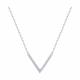 Серебряное колье SOKOLOV 94071286-91 с фианитом