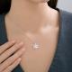 Серебряное колье SOKOLOV 94071287-91 с фианитом