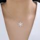 Серебряное колье SOKOLOV 94071289-91 с фианитом