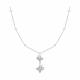 Серебряное колье SOKOLOV 94071324 с фианитом