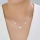Серебряное колье SOKOLOV 94071338 с фианитом