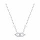 Серебряное колье SOKOLOV 94071356 с фианитом
