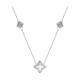 Серебряное колье SOKOLOV 94071407 с фианитом