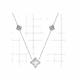 Серебряное колье SOKOLOV 94071407 с фианитом
