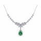 Серебряное колье SOKOLOV 94071463-91 с фианитом