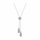 Серебряное колье SOKOLOV 94071482 с фианитом