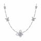 Серебряное колье SOKOLOV 94071510 с фианитом