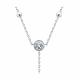 Серебряное колье SOKOLOV 94071535 с фианитом