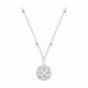 Серебряное колье SOKOLOV 94071549 с фианитом