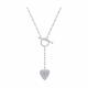 Серебряное колье SOKOLOV 94071555 с фианитом