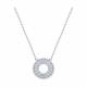 Серебряное колье SOKOLOV 94071575 с фианитом