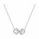 Серебряное колье SOKOLOV 94071576 с фианитом